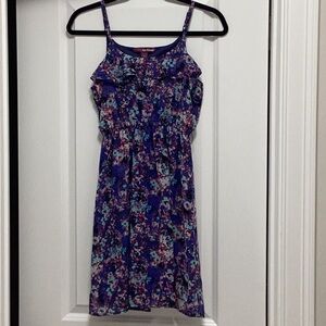 Floral Purple Kids Dress